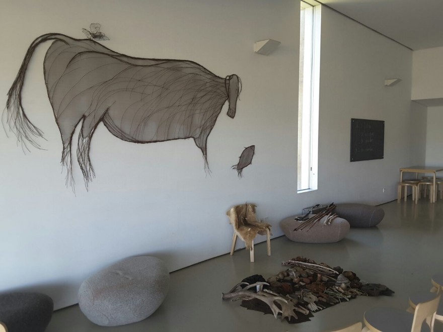 Área destinada às crianças no Museu do Côa