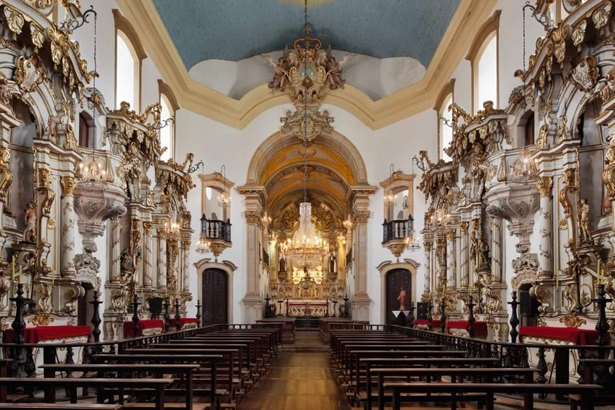 Interior da Igreja de Nossa Senhora do Carmo