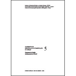 Caderno de Pesquisa e Documentação 5