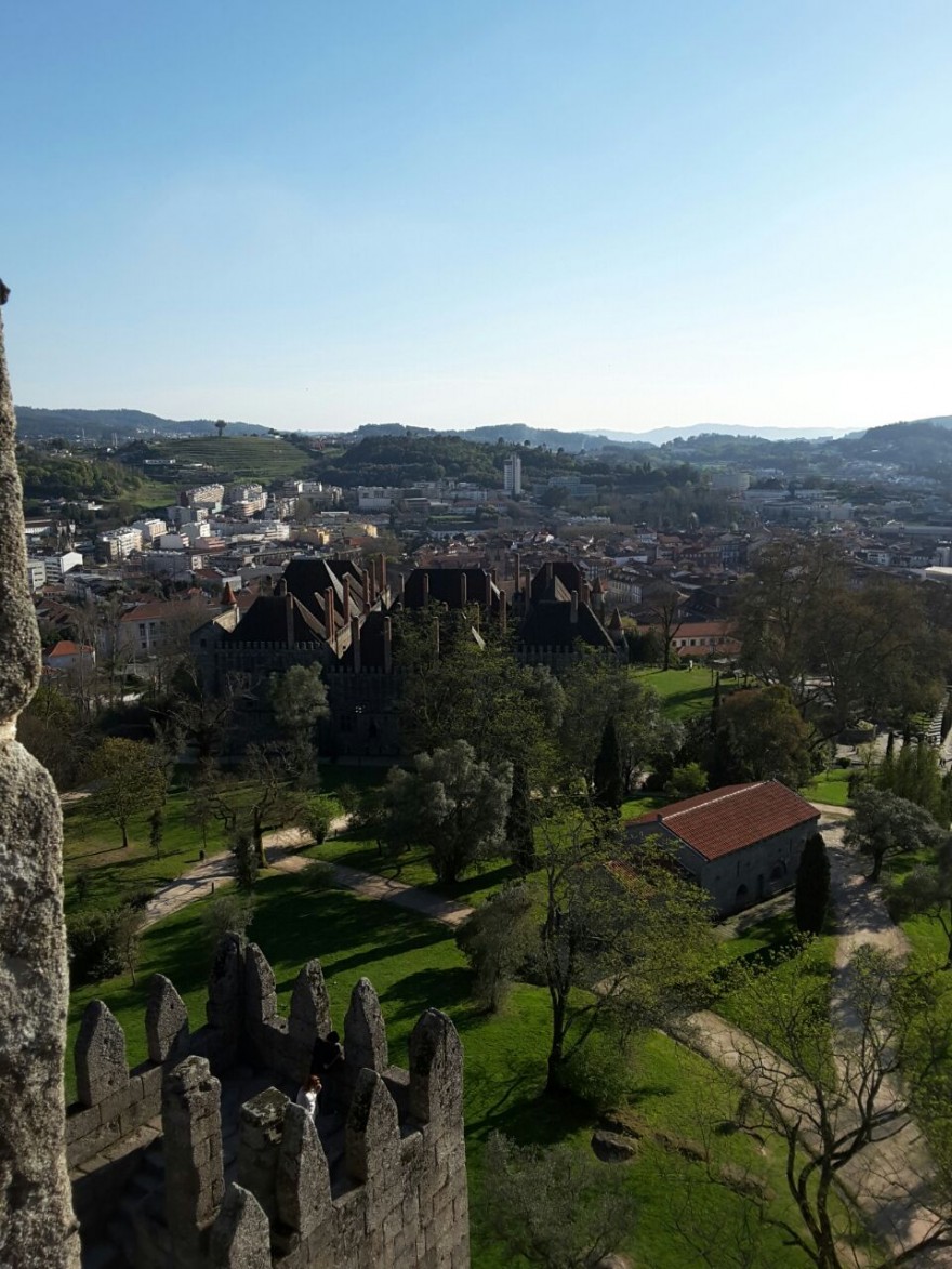 Vista do Castelo de Guimarães