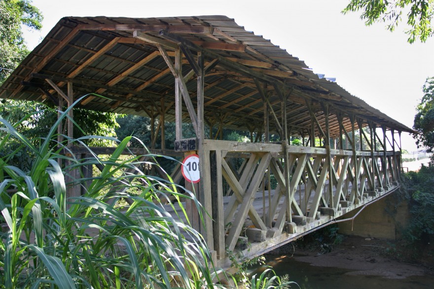 Ponte madeira coberta Warnow