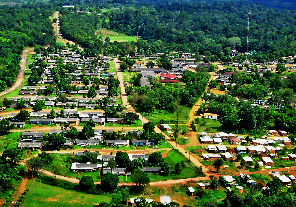 Vista aérea de Serra do Navio.