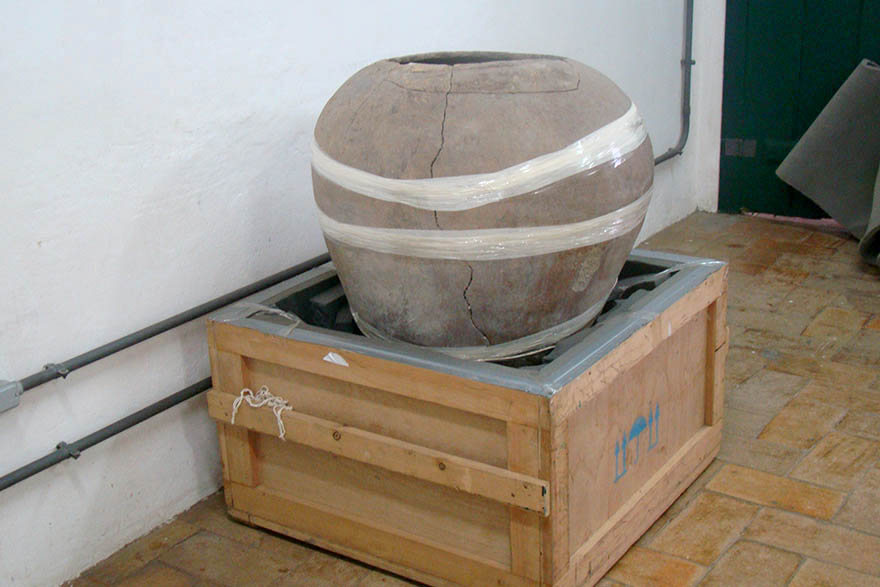 Urna encontrada no povoado de Canabrava. Foto Acervo Iphan