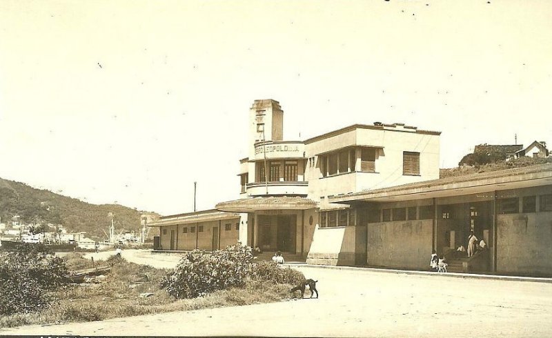 Estação Ferroviária de Argolas_Déc. 1940_Cartão Postal