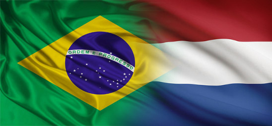 Bandeira Brasil e Holanda