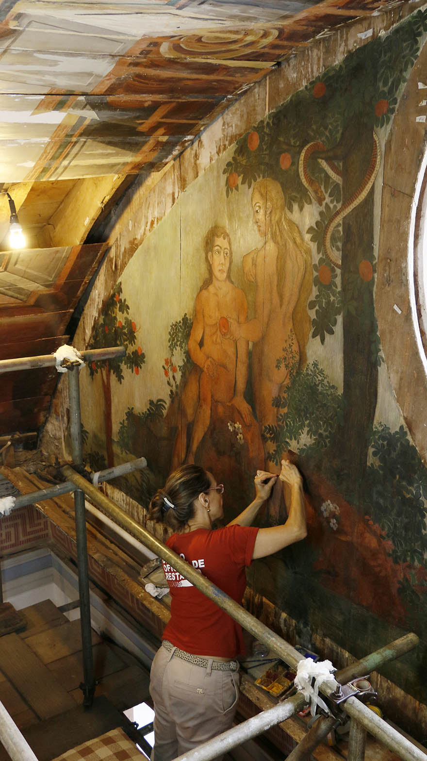 Restauração dos elementos artísticos da Basílica de Congonhas