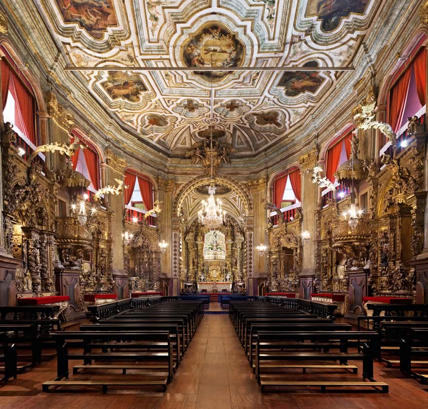 Interior da Igreja Matriz de Nossa Senhora do Pilar
