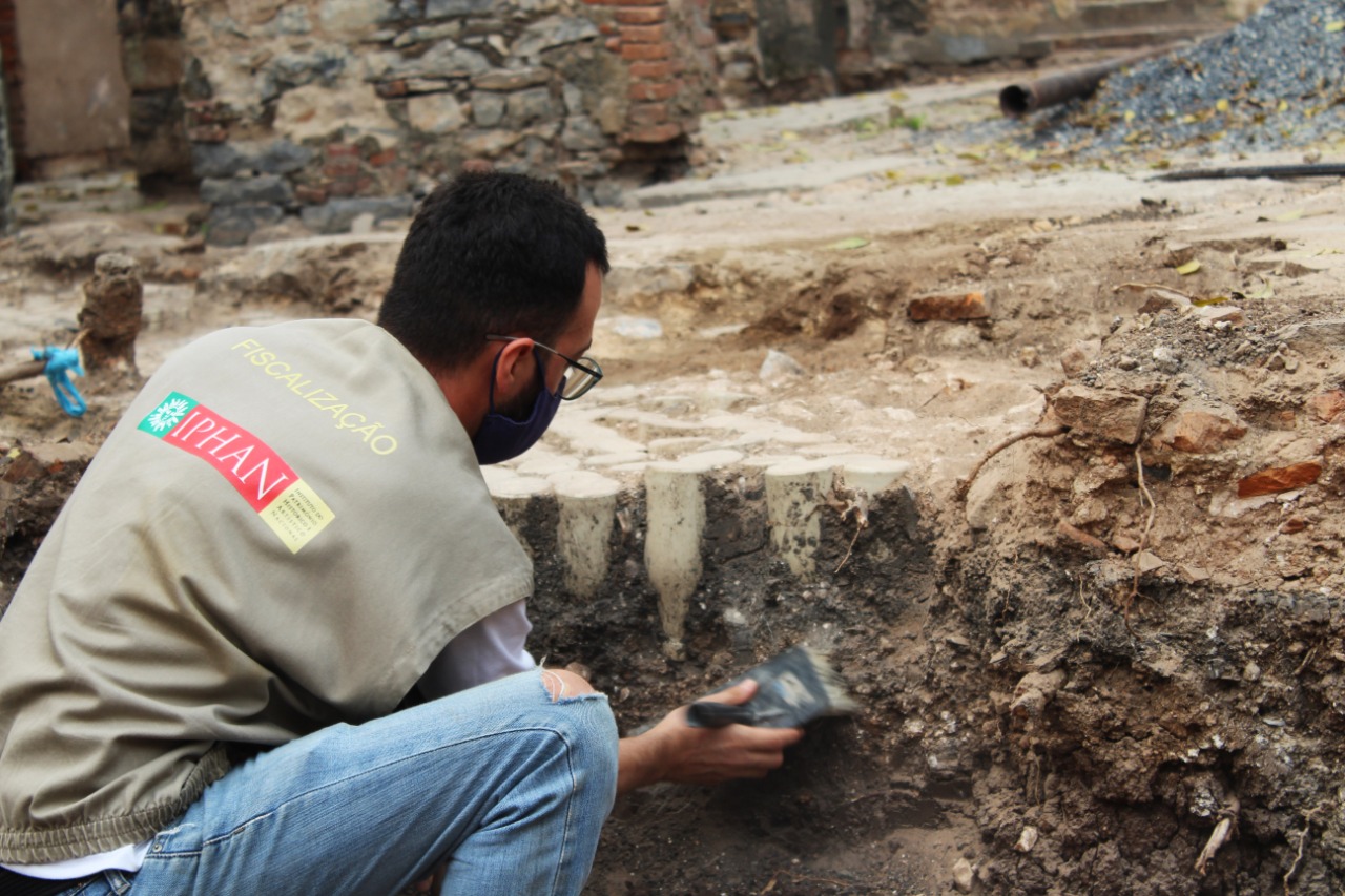 Obras no antigo Hotel Nacional revelaram achado arqueológico