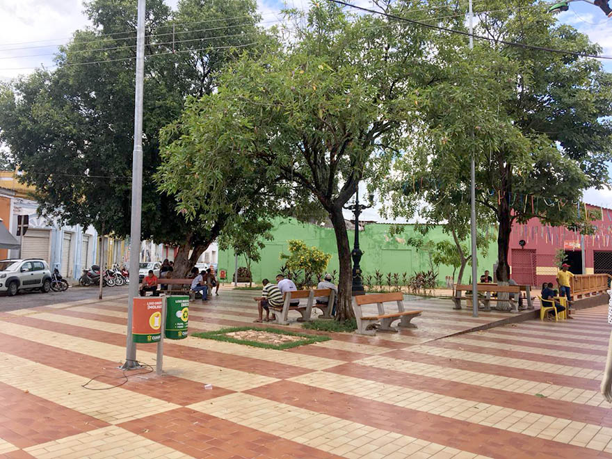 Praça Alberto Novis em Cuiabá (MT)