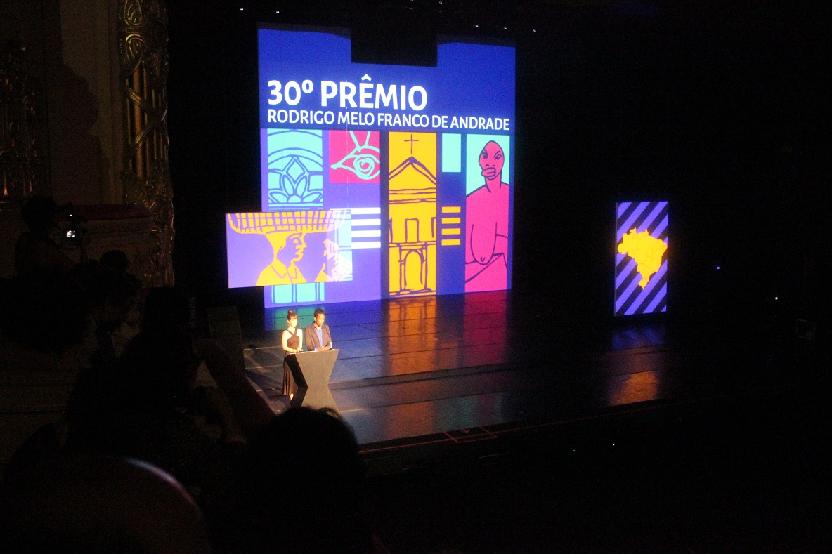 Cerimônia celebrou a 30ª edição do Prêmio Rodrigo Melo Franco de Andrade