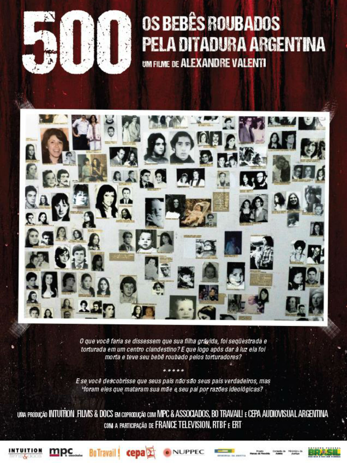 Poster do filme argentino 500 - Os bebês roubados pela ditadura argentina