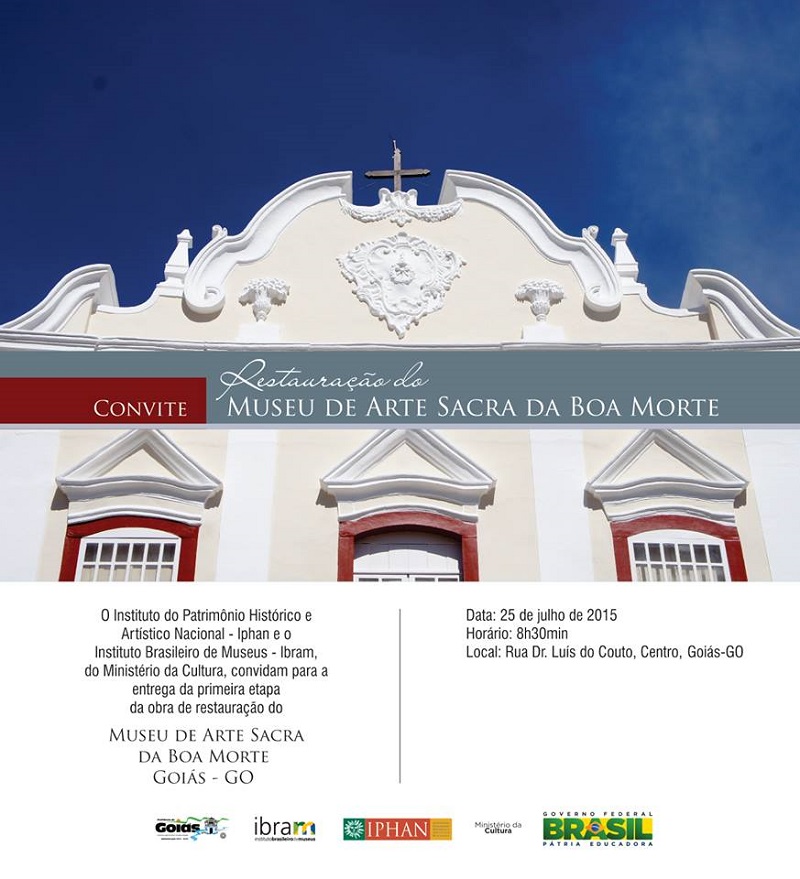 A obra será entregue no sábado, durante as comemorações do aniversário da cidade de Goiás e festa de Sant’Ana, sua padroeira.