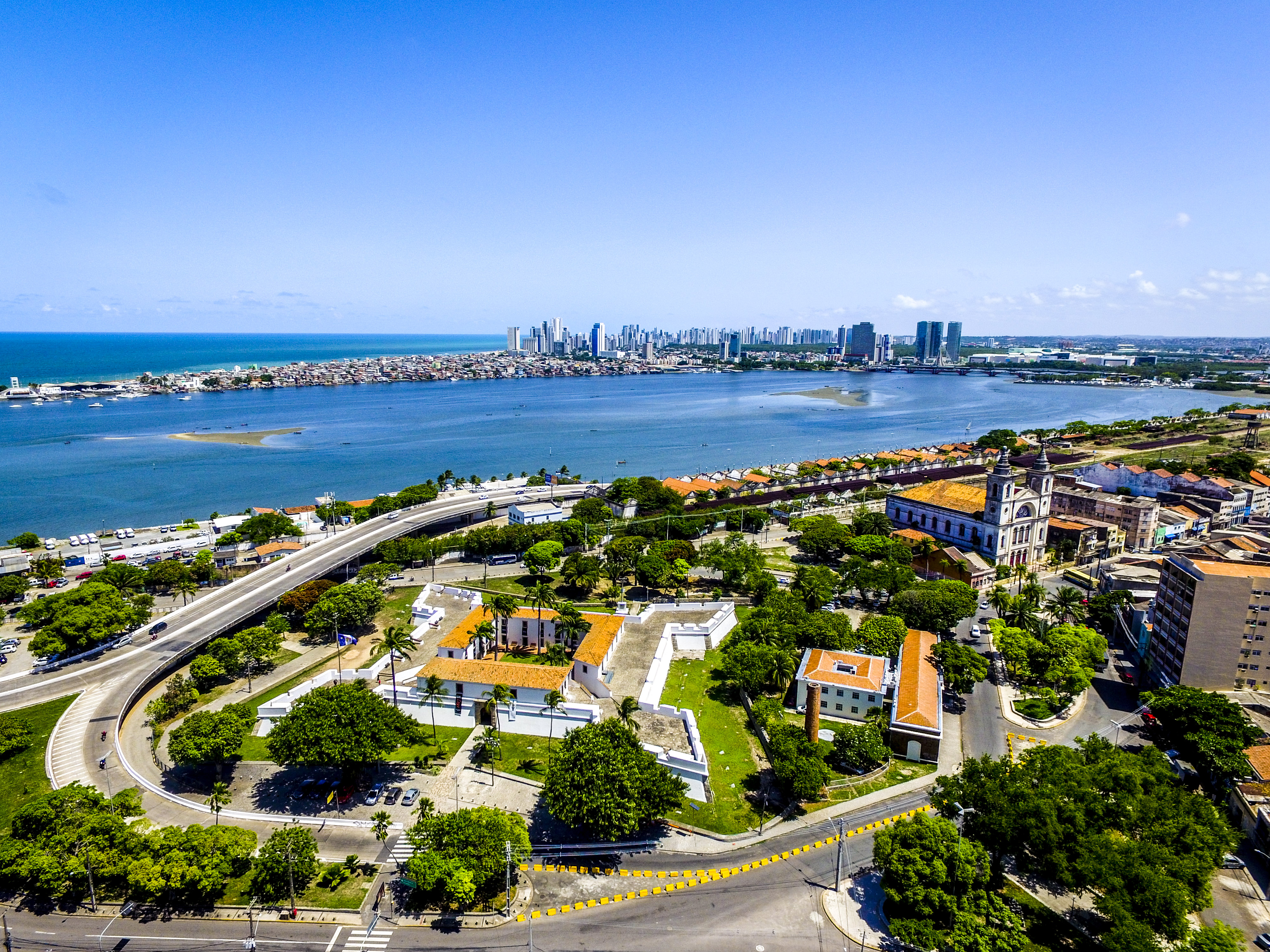 Forte São Tiago das Cinco Pontas, no Recife (PE)