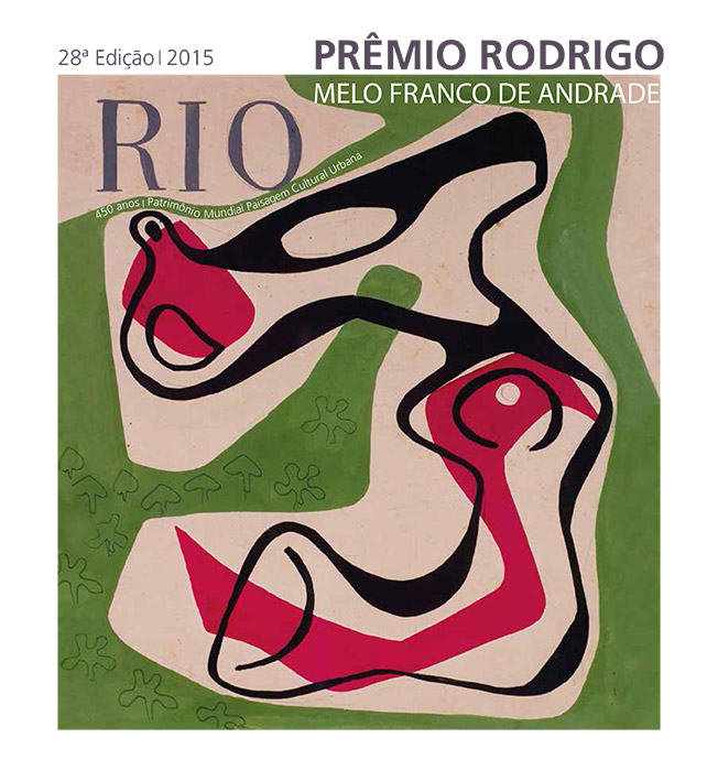 Capa da revista da 28ª Edição do Prêmio Rodrigo Melo Franco de Andrade