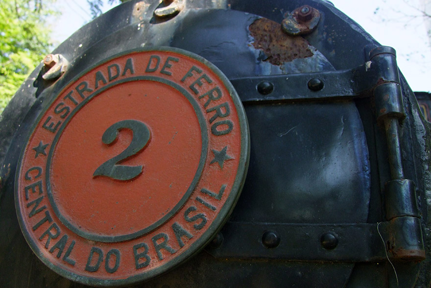 As antigas locomotivas da Central do Brasil fazem parte do rico acervo protegido pelo Iphan.
