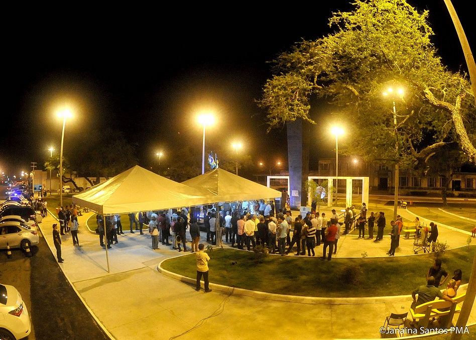 Solenidade de entrega da Praça dos Expedicionários, em Aracaju