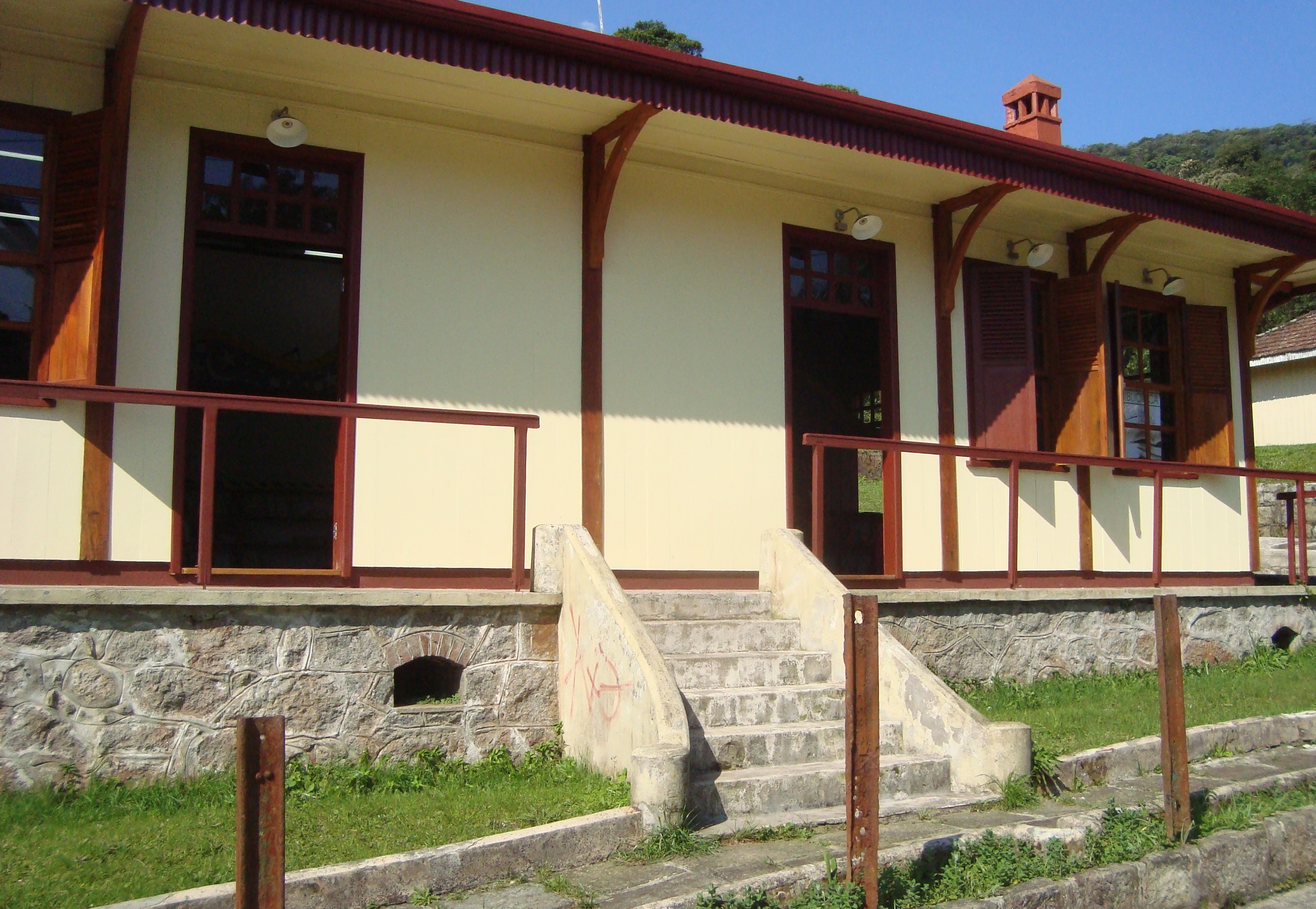 Casa do Engenheiro, atual Biblioteca, na Vila Ferroviária de Paranapiacaba