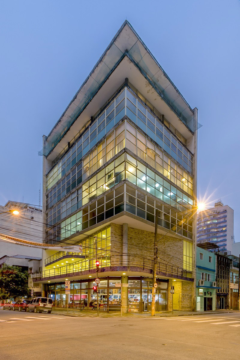 Edifício sede do Instituto de Arquitetos do Brasil (IAB), em São Paulo.