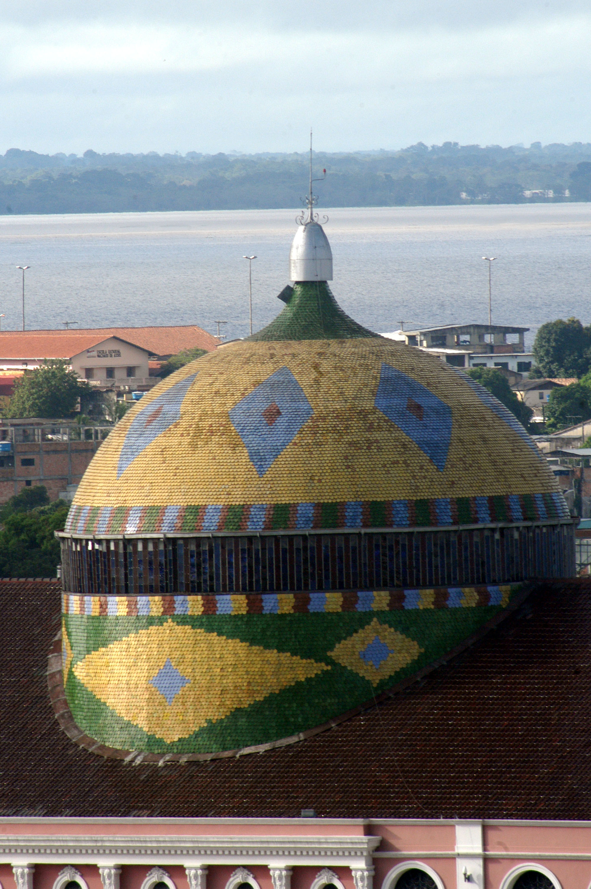 Cúpula do Teatro Amazonas, em Manaus (AM)